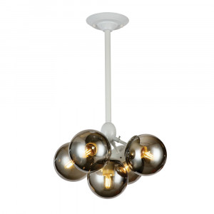 Люстра 756PL385-5 WH+BK Люстра 756PL385-5 WH+BK