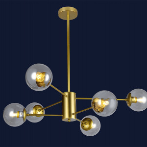 Люстра 7526033-6 GD+CL Люстра 7526033-6 GD+CL