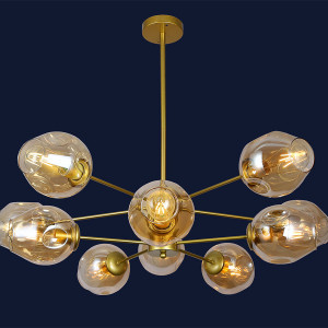 Люстра 7526035-10 GD+BR Люстра 7526035-10 GD+BR
