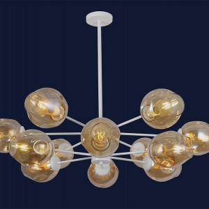 Люстра 7526035-12 WH+BR