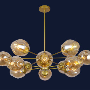 Люстра 7526035-12 GD+BR Люстра 7526035-12 GD+BR