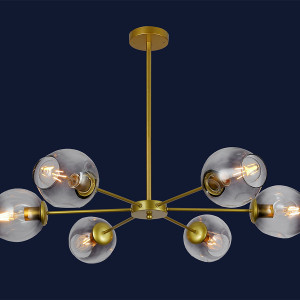 Люстра 7526039-6 GD+BK