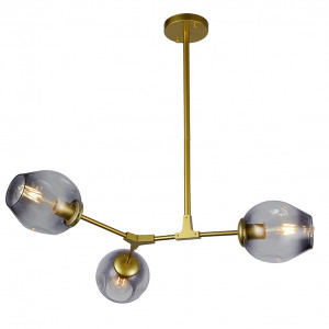 Люстра 752L7731-3 GD+BK