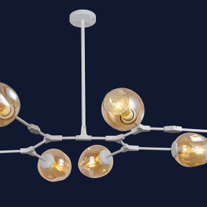 Люстра 752L7731-7 WH+BR