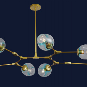 Люстра 752L7731-7 GD+BL