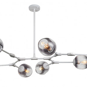 Люстра 752L7731-7 WH+BK