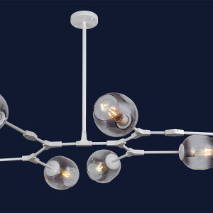 Люстра 752L7731-7 WH+BK