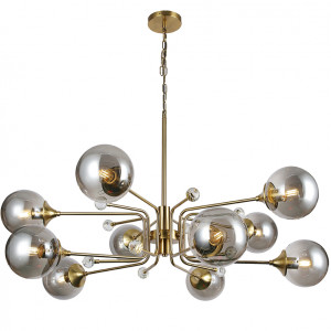 Люстра 752L7735-10 BRZ+BK