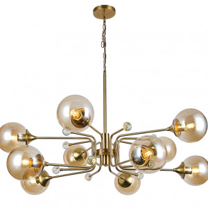 Люстра 752L7735-10 BRZ+BR