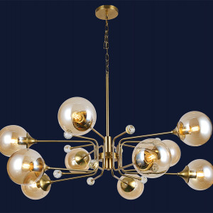 Люстра 752L7735-10 BRZ+BR