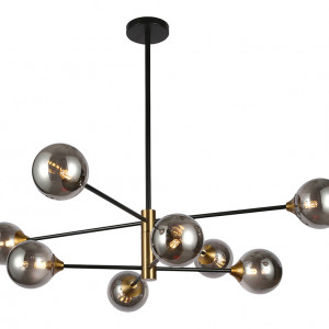 Люстра 752L7910-8 BK+BK