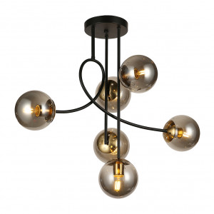 Люстра 752L7914-6 BK+BK