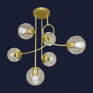 Люстра 752L7914-6 GD+CL