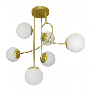 Люстра 752L7914-6 GD+WH