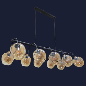 Люстра 752L7915-10 BK+BR