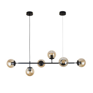 Люстра 7529802-6 BK+BR