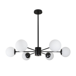 Люстра 7529807-6 BK+WH
