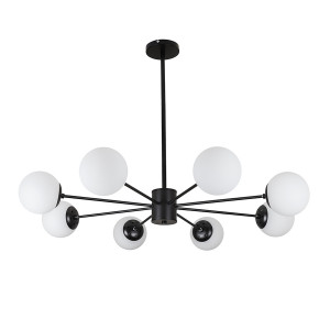 Люстра 7529807-8 BK+WH