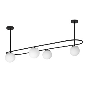 Люстра 7529812-4 BK+WH