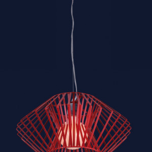 Підвісний світильник 7076389-1 червоний