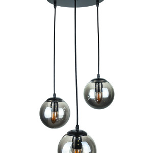 Підвісний світильник 756PR150F-3 BK+BK (300)