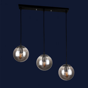 Підвісний світильник 756PR150F-3 BK+BK (500)