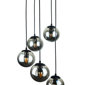 Підвісний світильник 756PR150F-5 BK+BK (300)