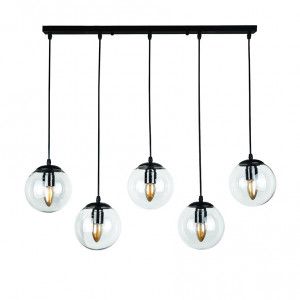 Підвісний світильник 756PR150F-5 BK+CL (700)