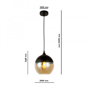 Підвісний світильник 91613-1 BR