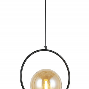 Підвісний світильник 9163620-1 BK+BR