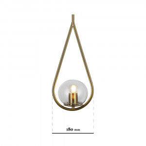 Підвісний світильник 9163719-1 BRZ+BR
