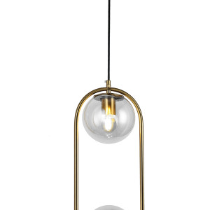 Підвісний світильник 91638-2 BRZ+CL