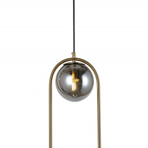 Підвісний світильник 91638-2 BRZ+BK