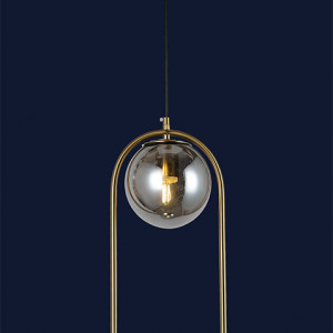 Підвісний світильник 91638-2 BRZ+BK