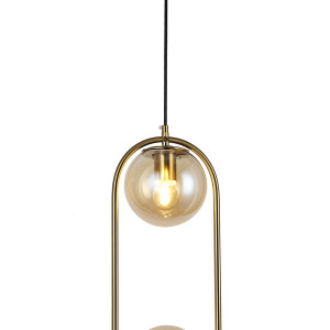 Підвісний світильник 91638-2 BRZ+BR