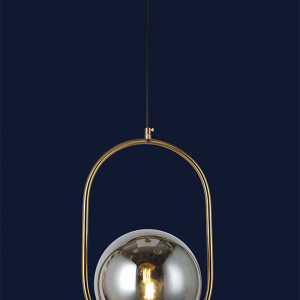 Підвісний світильник 91640-1 BRZ+BK