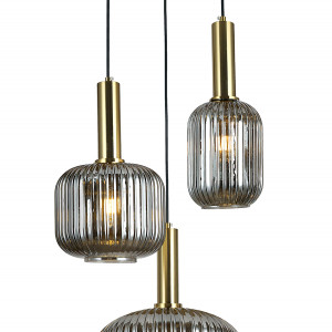 Підвісний світильник 9163811-3 BRZ+BK