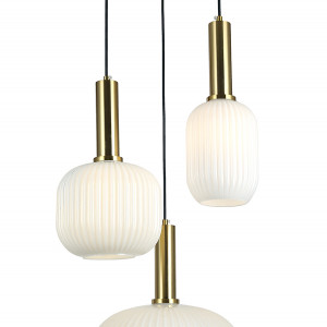 Підвісний світильник 9163811-3 BRZ+WH