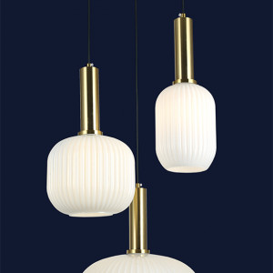 Підвісний світильник 9163811-3 BRZ+WH