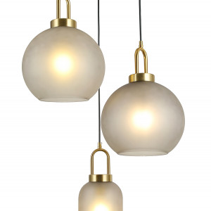 Підвісний світильник 9163812-3 BRZ+MBK