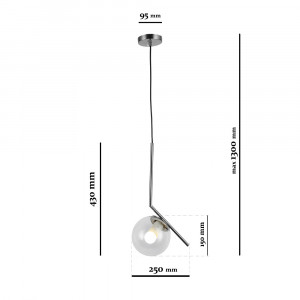 Підвісний світильник 9163814-1 CR+CL