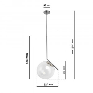 Підвісний світильник 9163816-1 CR+CL