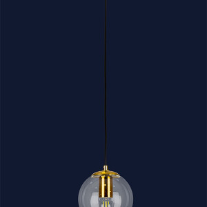 Підвісний світильник 756PR150F-1 BRZ+CL