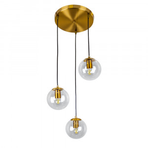 Підвісний світильник 756PR150F-3 BRZ+CL (300)