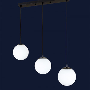 Підвісний світильник 756PR150F-3 BK+WH (500)