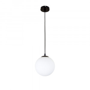 Підвісний світильник 756glass200F-1 BK+WH