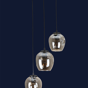 Підвісний світильник 756PR0231F-3 BK+BK (300)