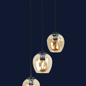 Підвісний світильник 756PR0231F-3 BK+BR (300)