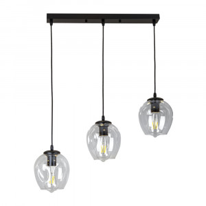 Підвісний світильник 756PR0231F-3 BK+CL (500)