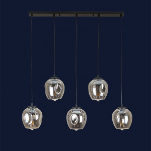 Підвісний світильник 756PR0231F-5 BK+BK (700)